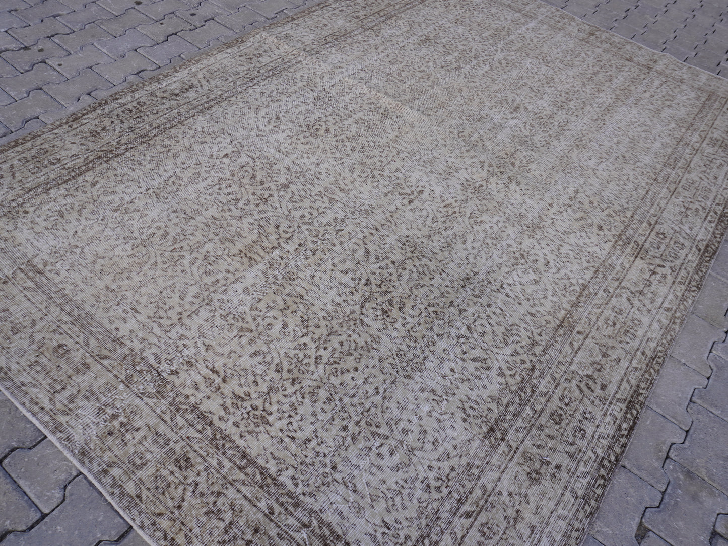Vintage Medallion Turkish Rug 7x10 ft - skuf173