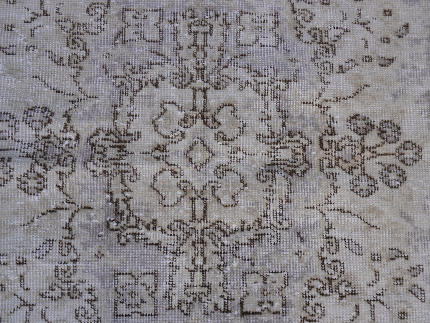 Wool Turkish Vintage Rug 5x9 ft - skuf55