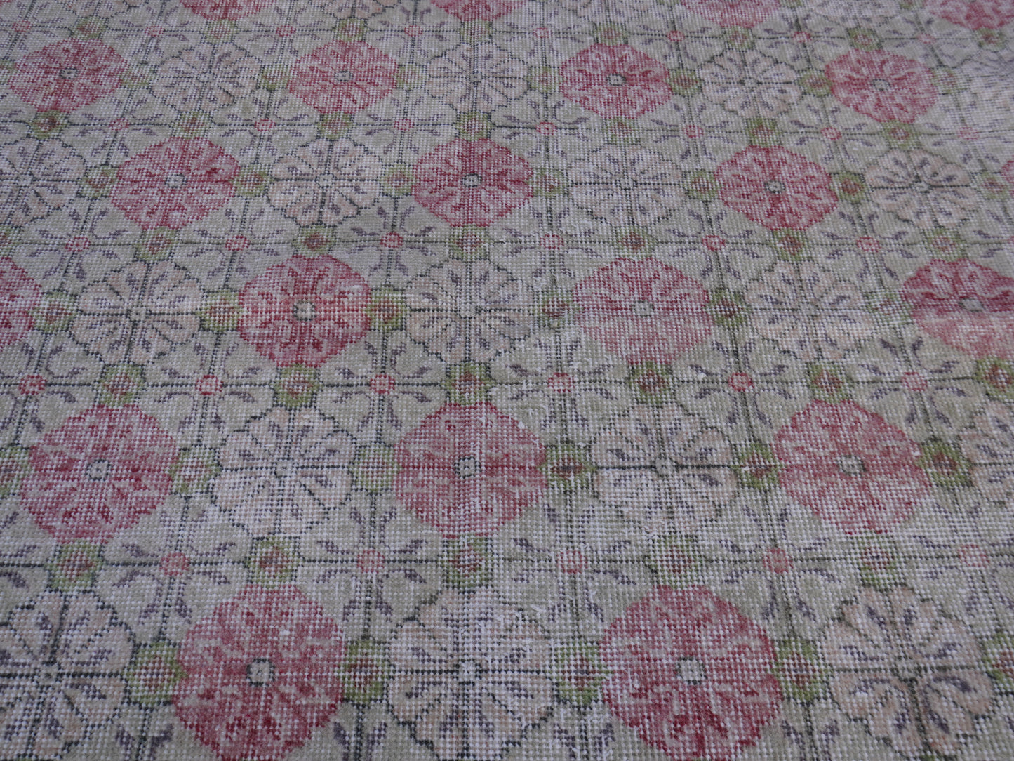 Wool Vintage Rug 5x9 ft - skuf80