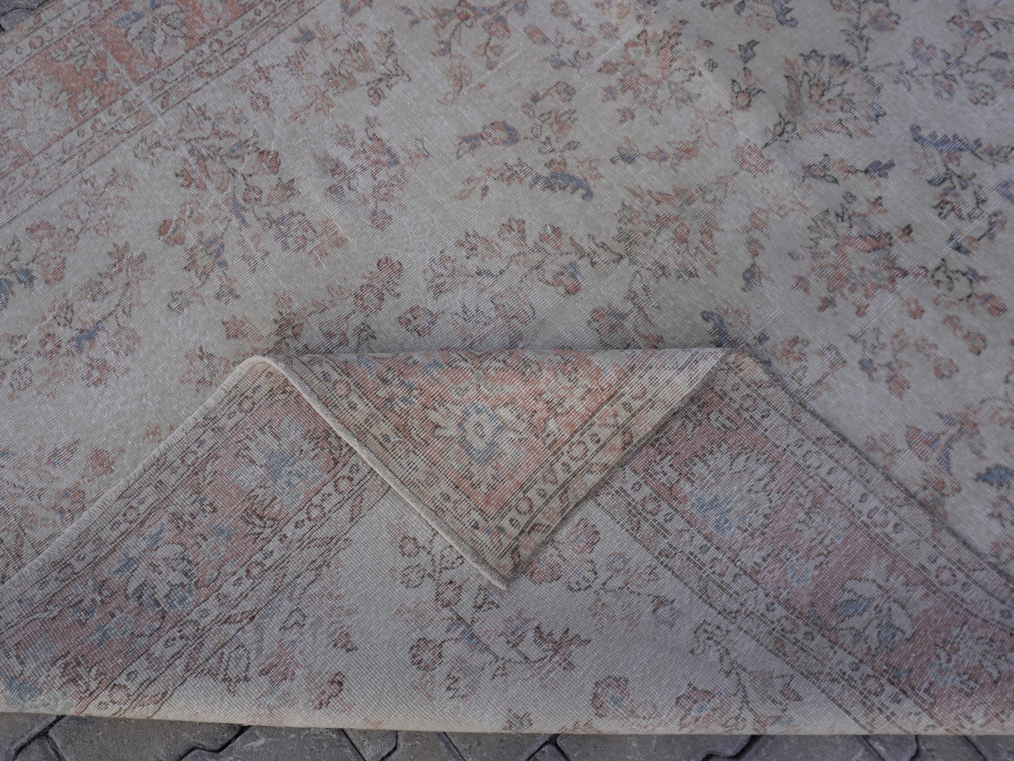 Turkish Vintage Rug 6x9 ft - skuf199