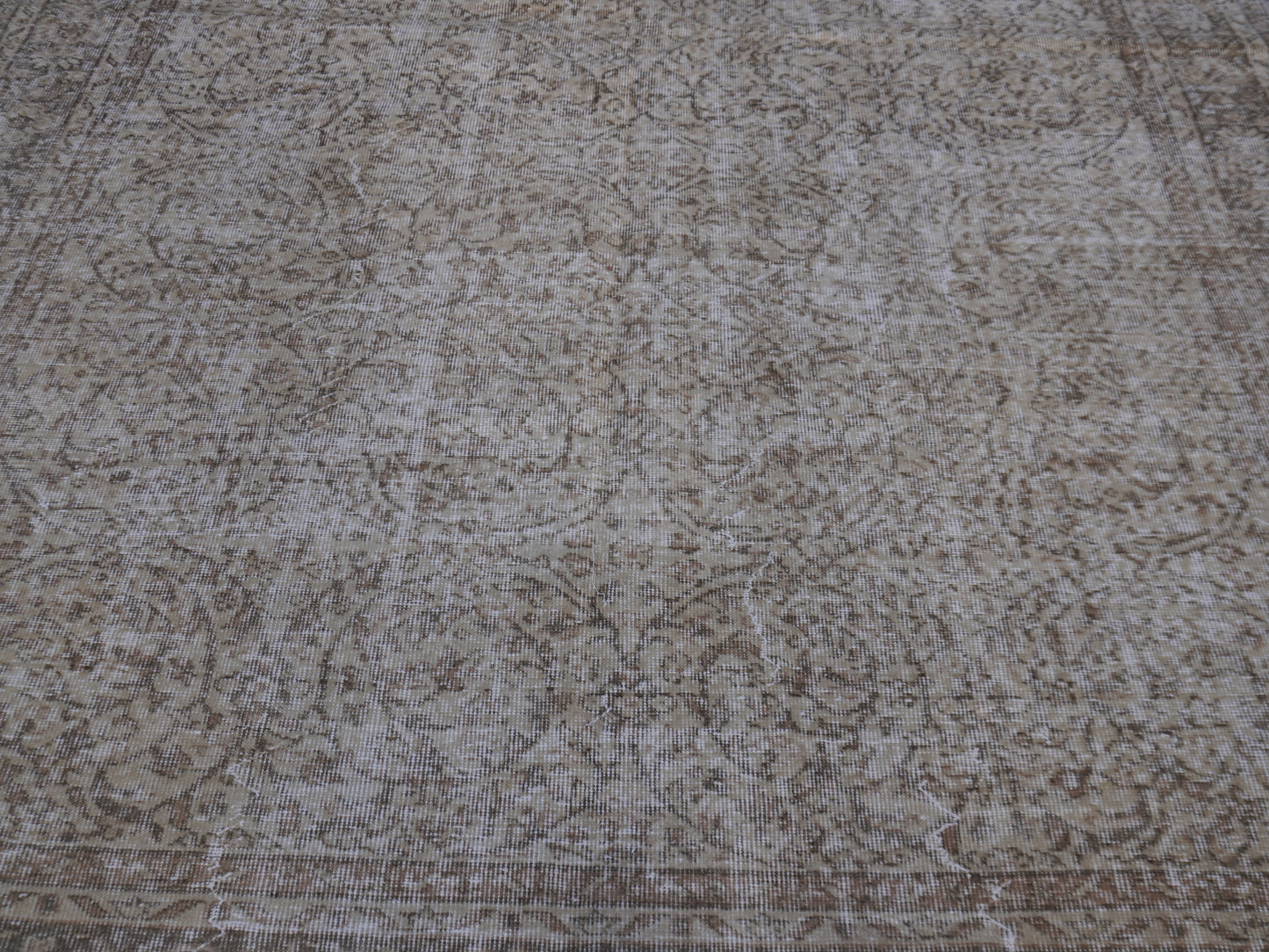 Vintage Turkish Hand Made Rug 7x10 ft - skuf72