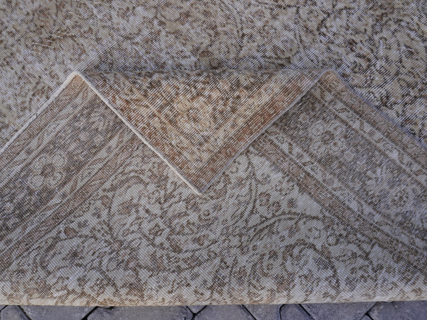 Vintage Turkish Hand Made Rug 7x10 ft - skuf72