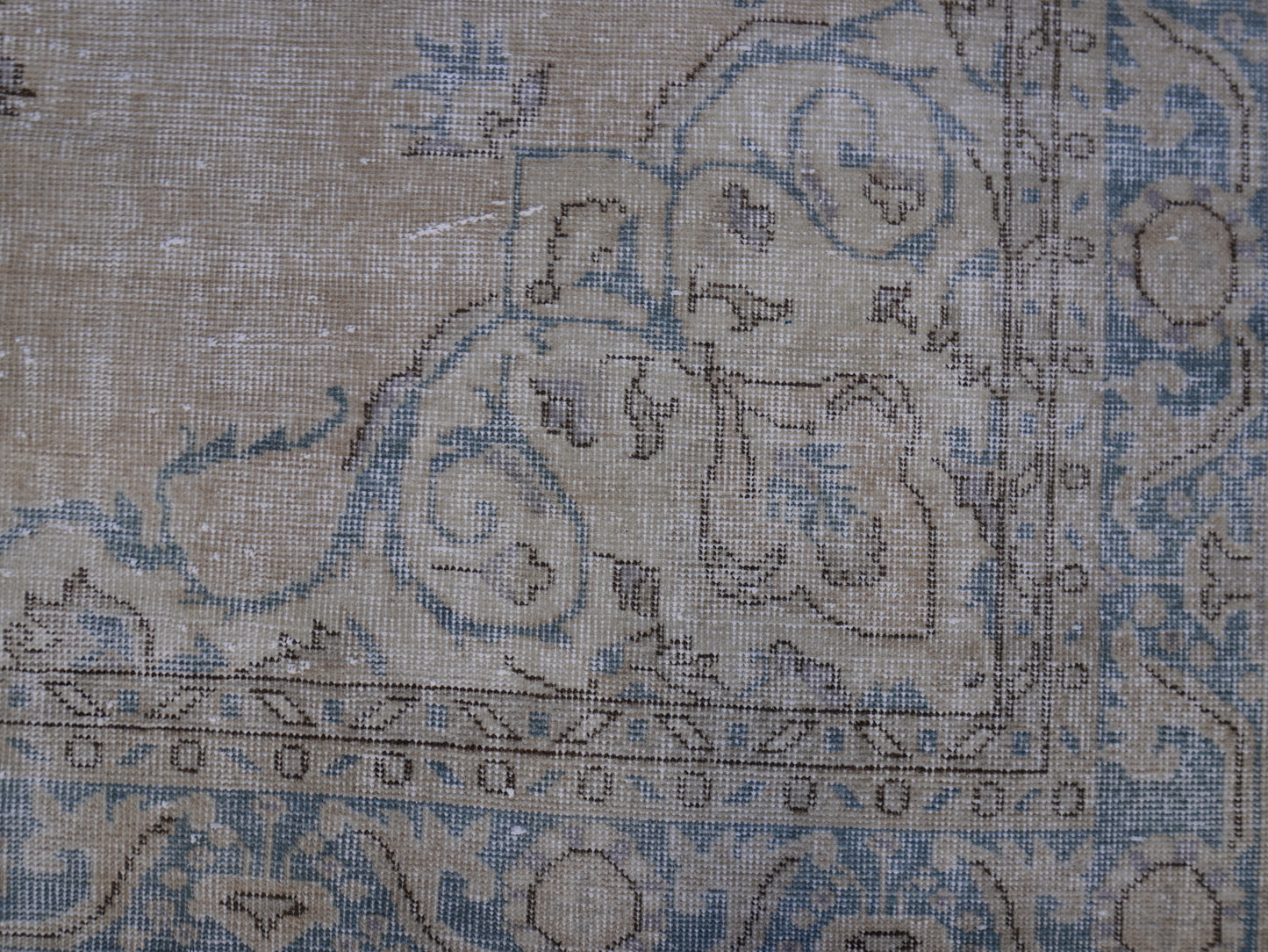Turkish Wool Neutral Rug 6x10 ft - skuf69