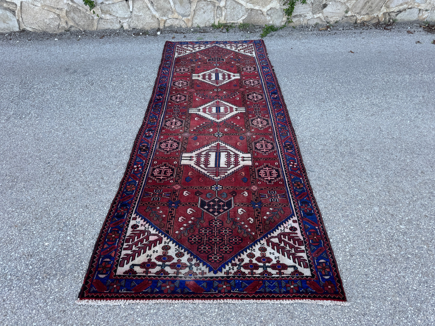 Natural Vintage Runner Rug 3x10 - sku1853