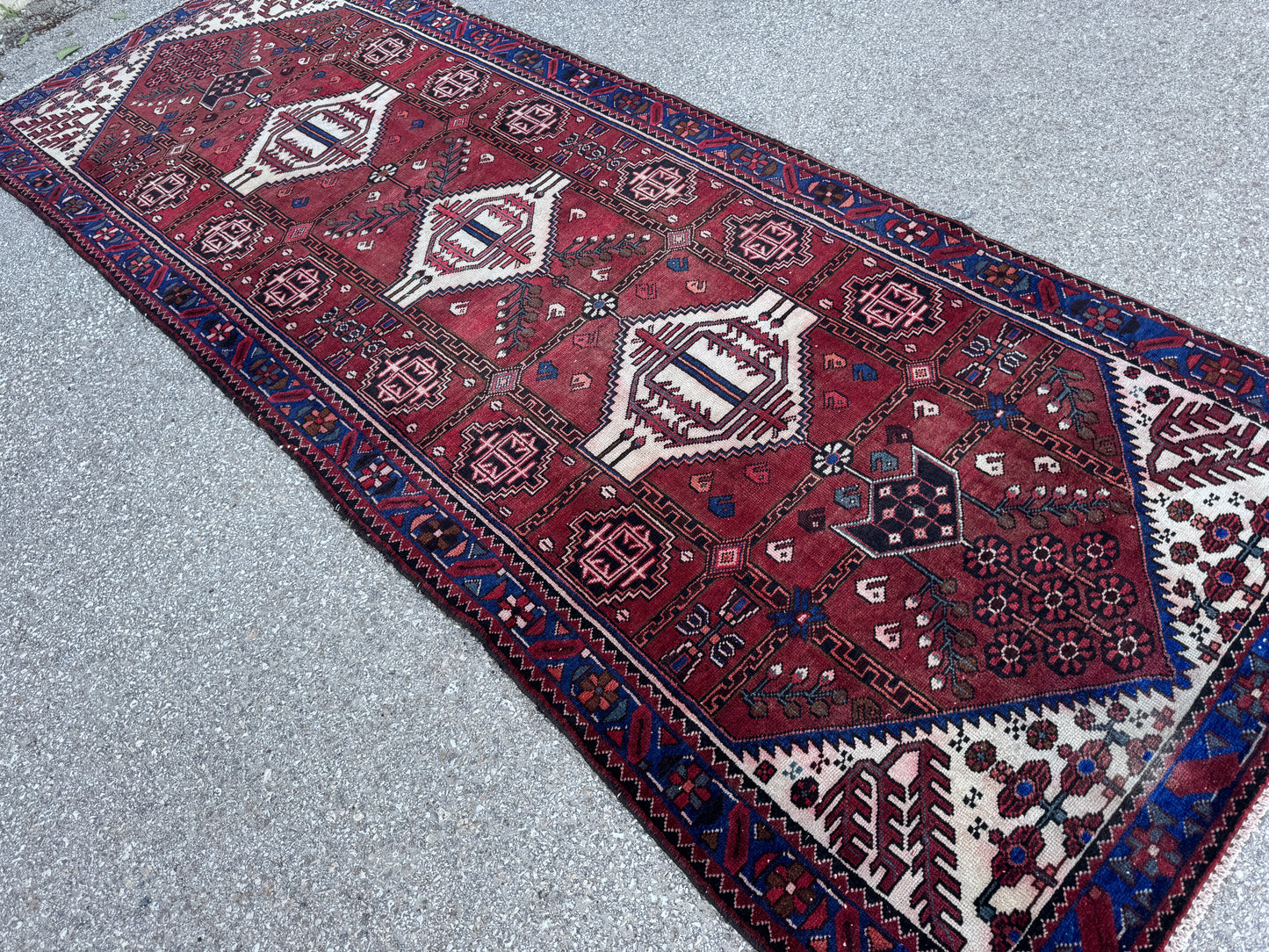 Natural Vintage Runner Rug 3x10 - sku1853