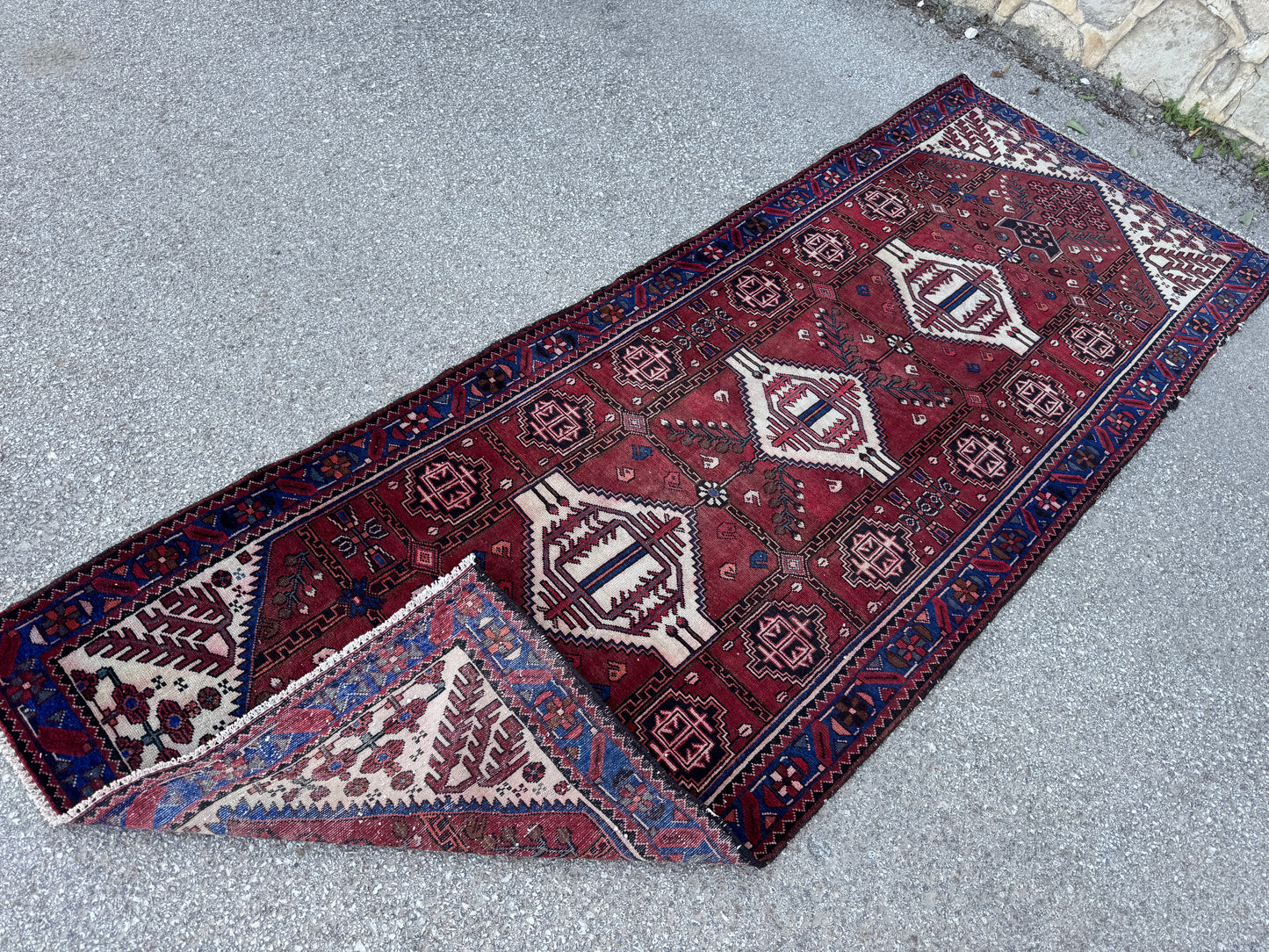 Natural Vintage Runner Rug 3x10 - sku1853