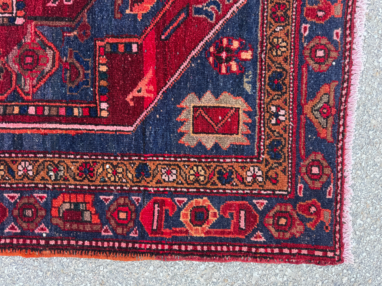 Oreintal Wool Runner Rug 4x12- sku1854