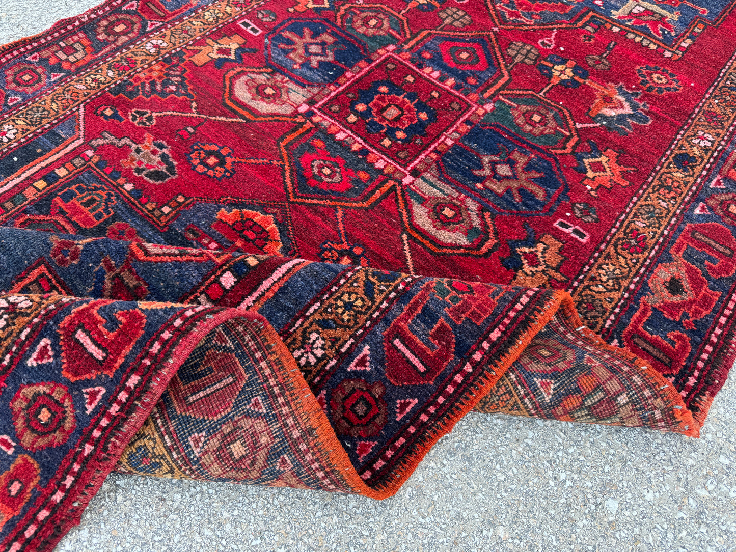 Oreintal Wool Runner Rug 4x12- sku1854