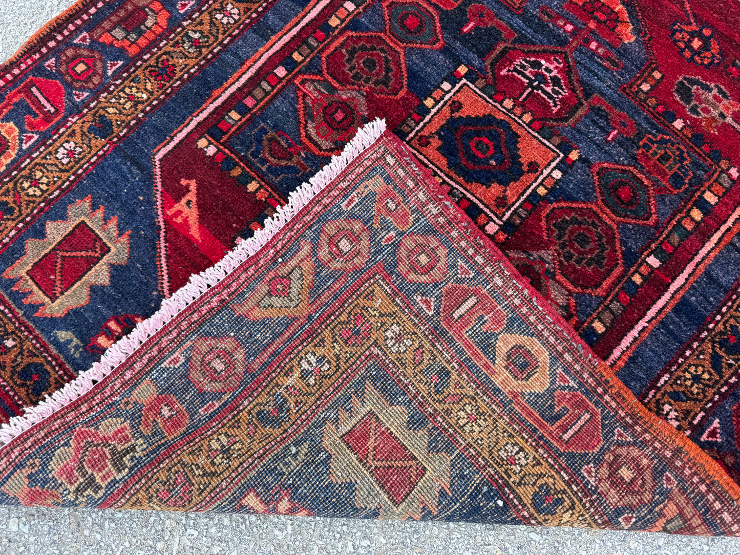 Oreintal Wool Runner Rug 4x12- sku1854
