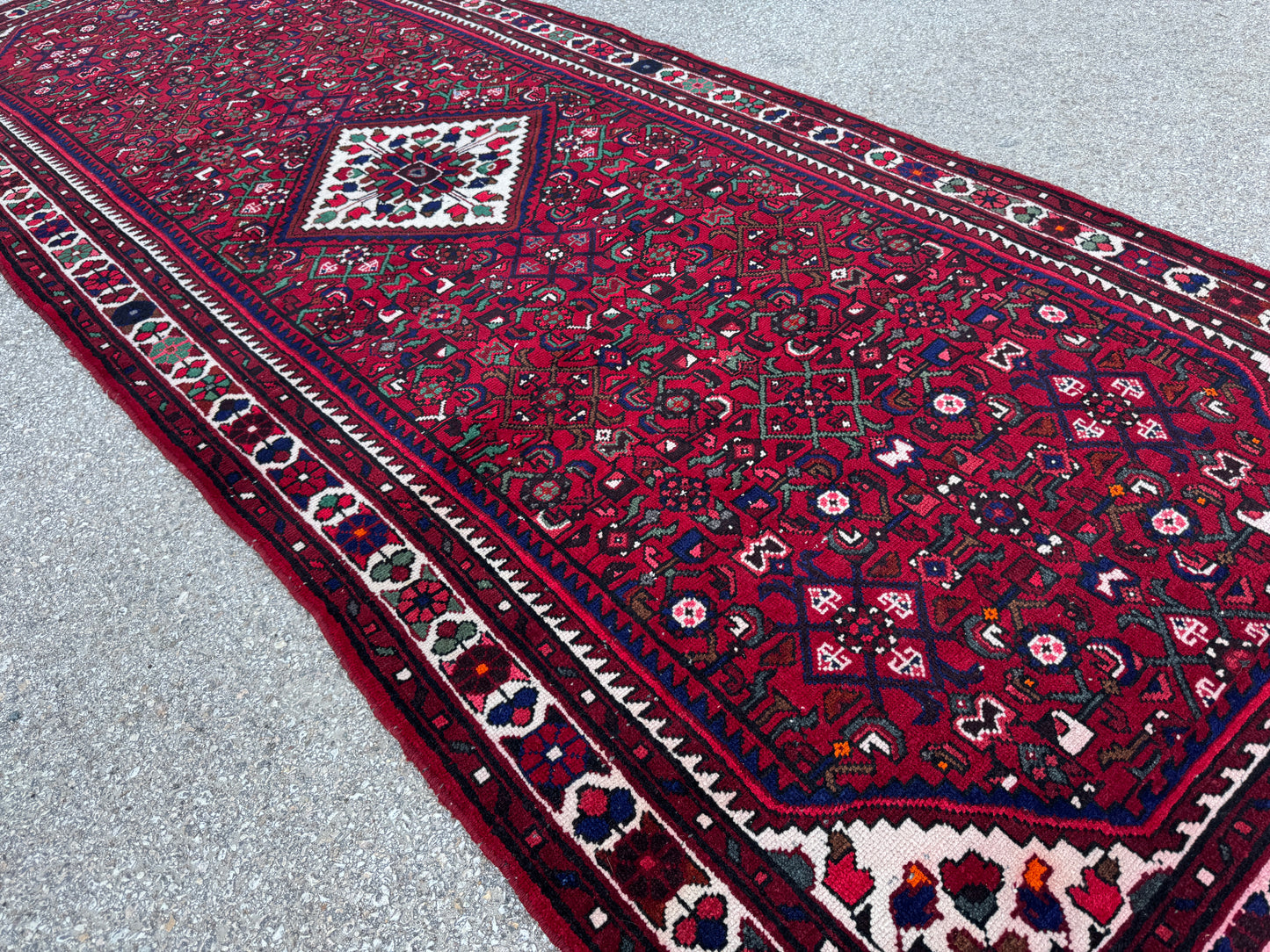 Persian Hand Woven Runner Rug 4x10 - sku1855