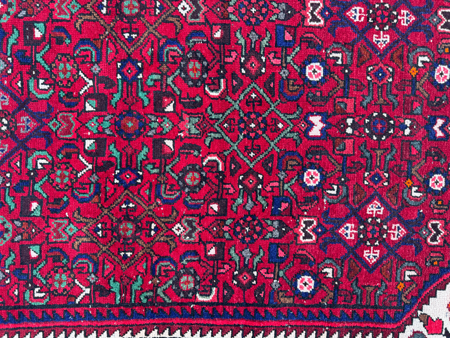 Persian Hand Woven Runner Rug 4x10 - sku1855