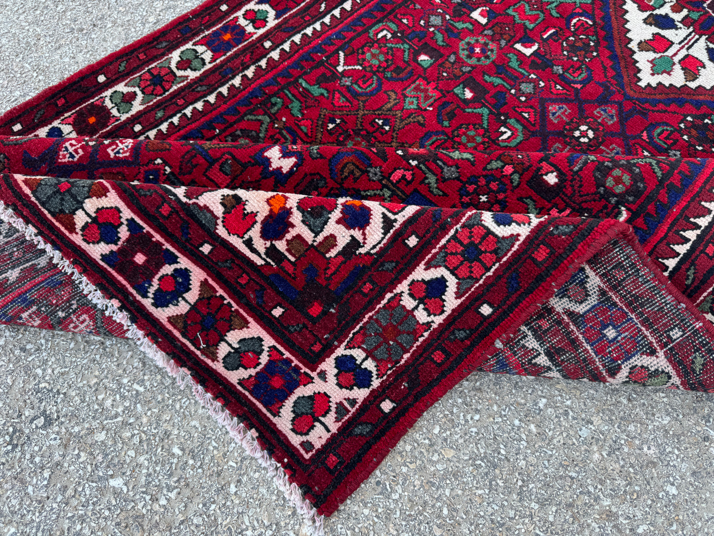 Persian Hand Woven Runner Rug 4x10 - sku1855