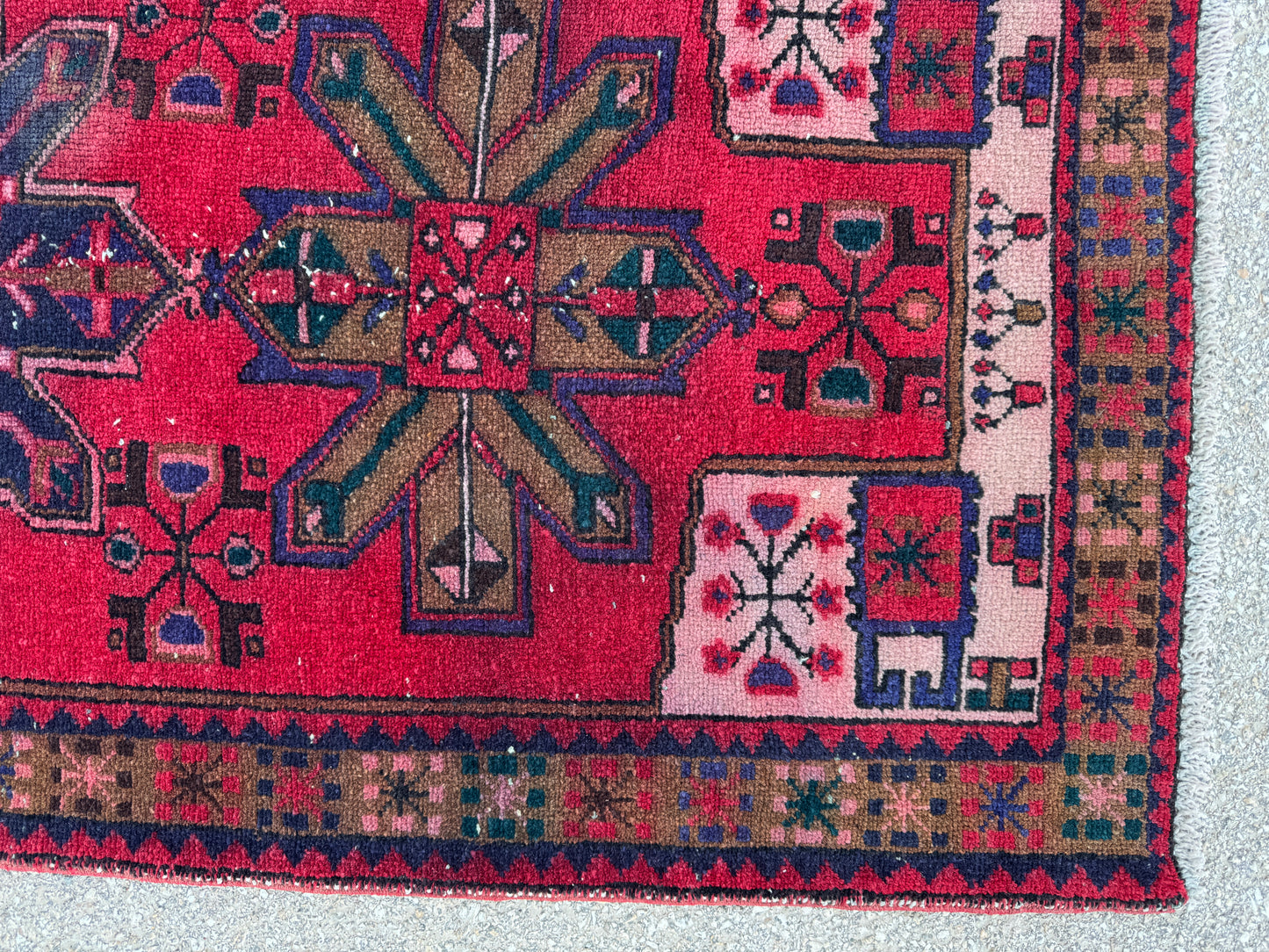 Hand Knotted Wool Runner Rug 3x10 - sku1856
