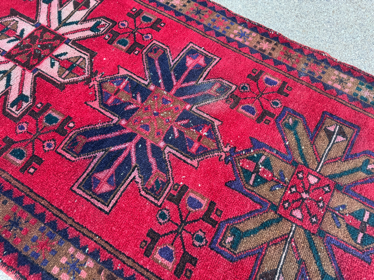 Hand Knotted Wool Runner Rug 3x10 - sku1856