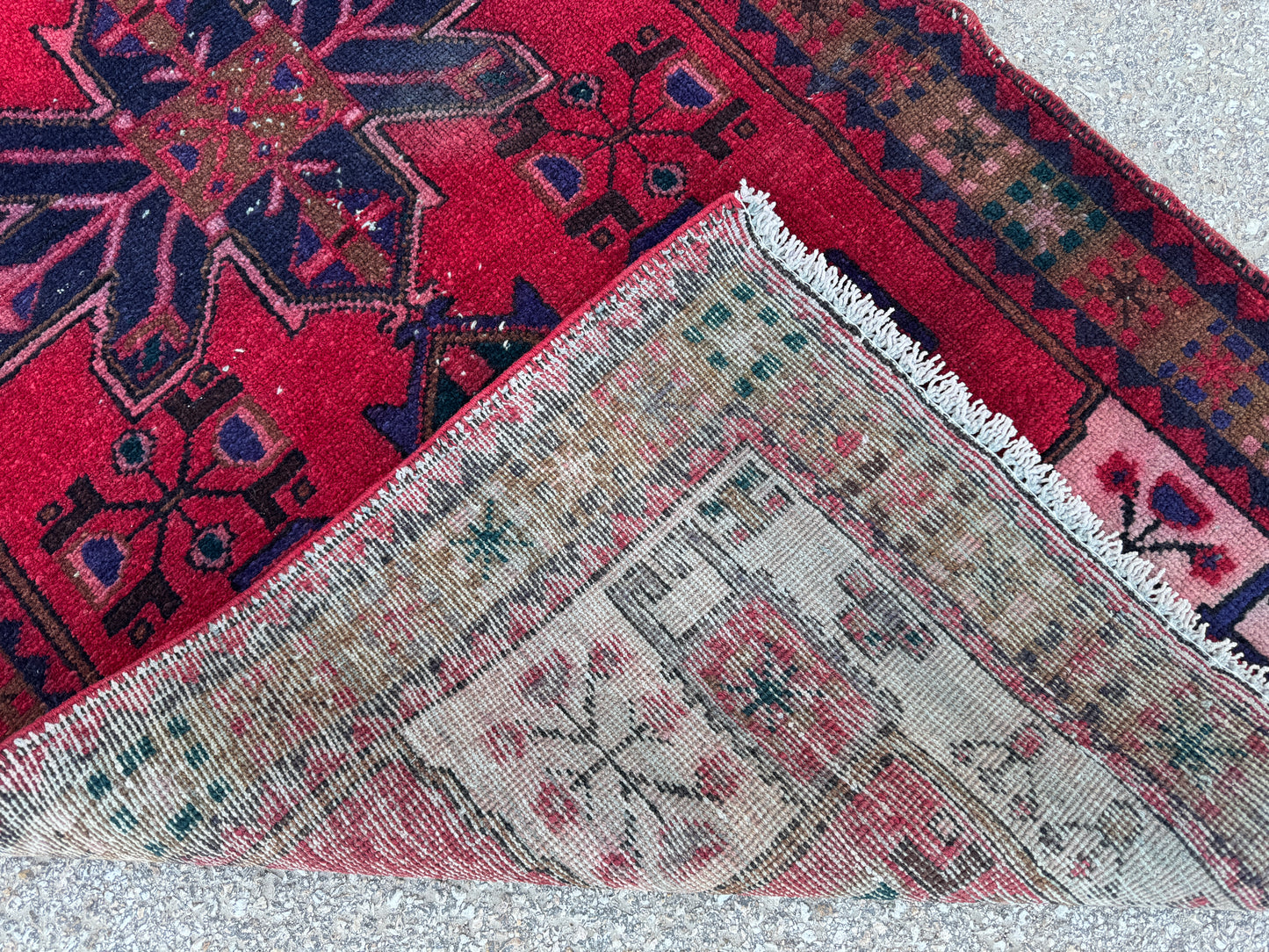 Hand Knotted Wool Runner Rug 3x10 - sku1856