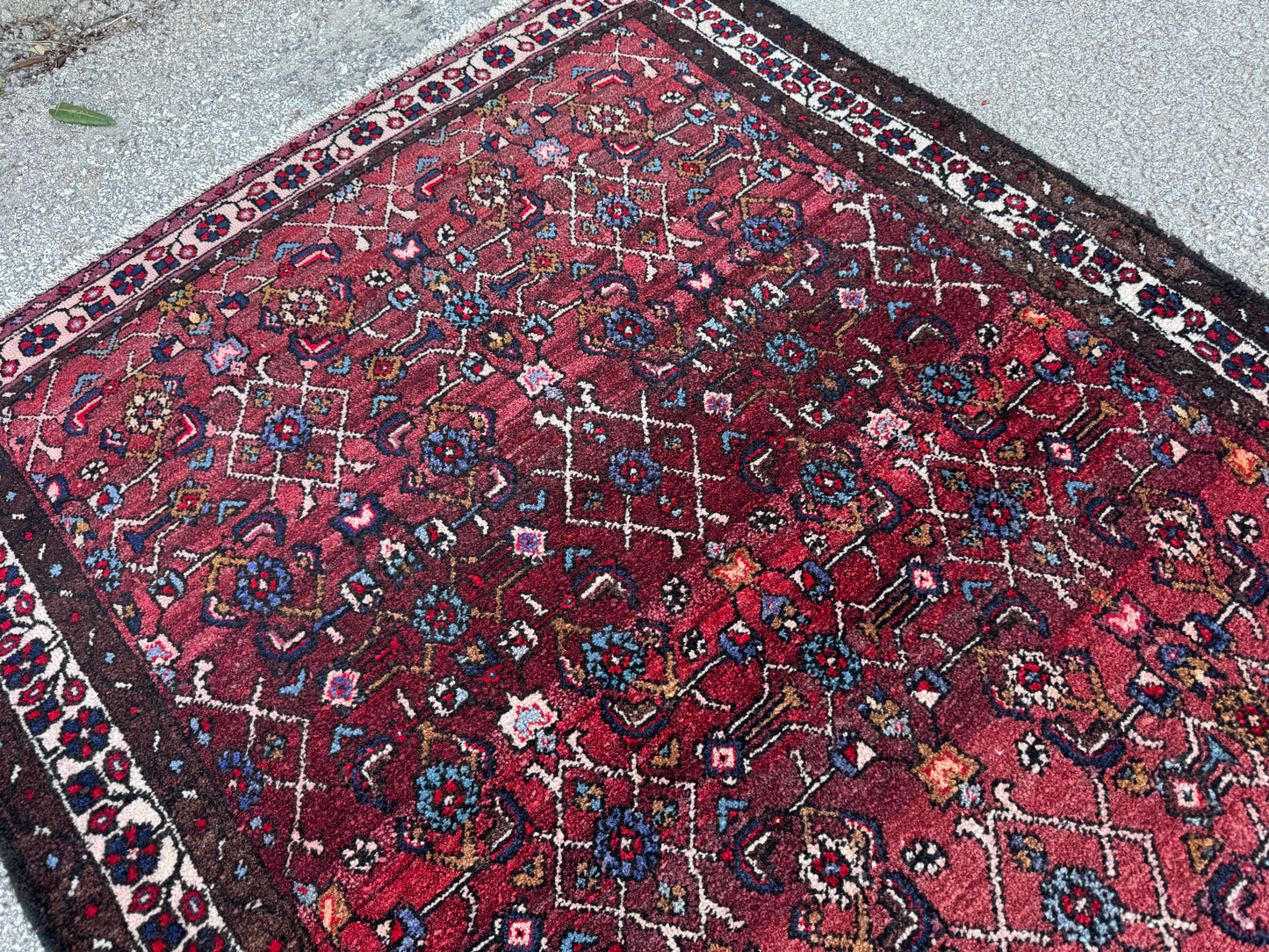 Red Natural Persian Runner Rug 3x9 - sku1857