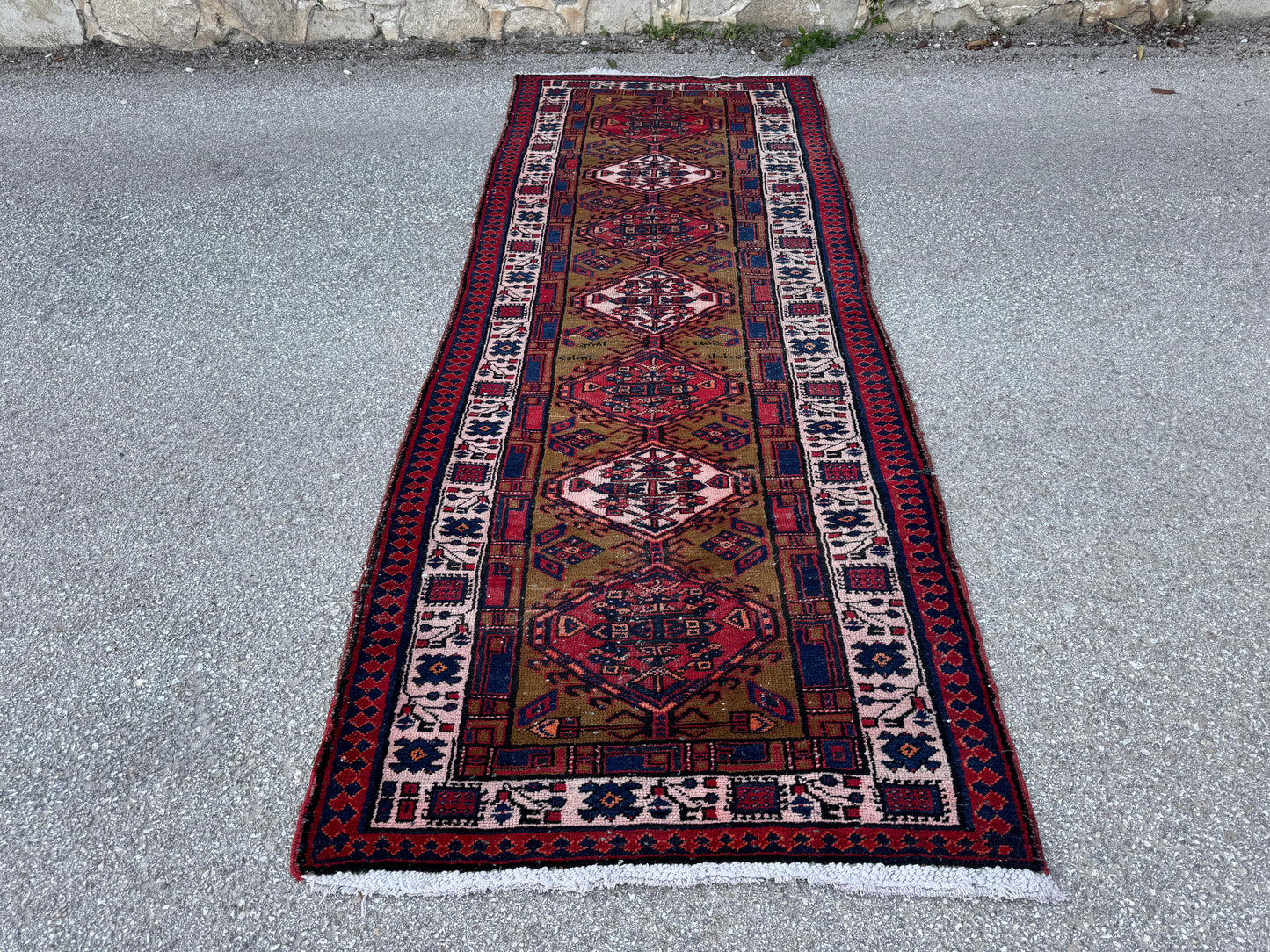 Vibrant Runner Rug 4x10- sku1881