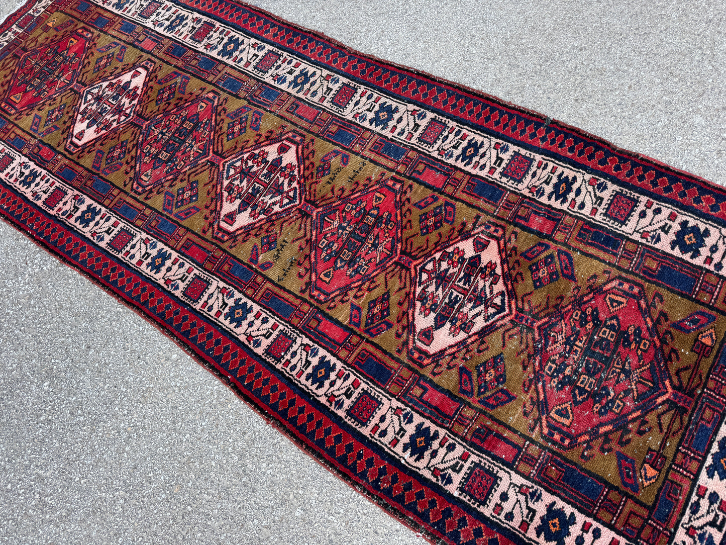 Vibrant Runner Rug 4x10- sku1881