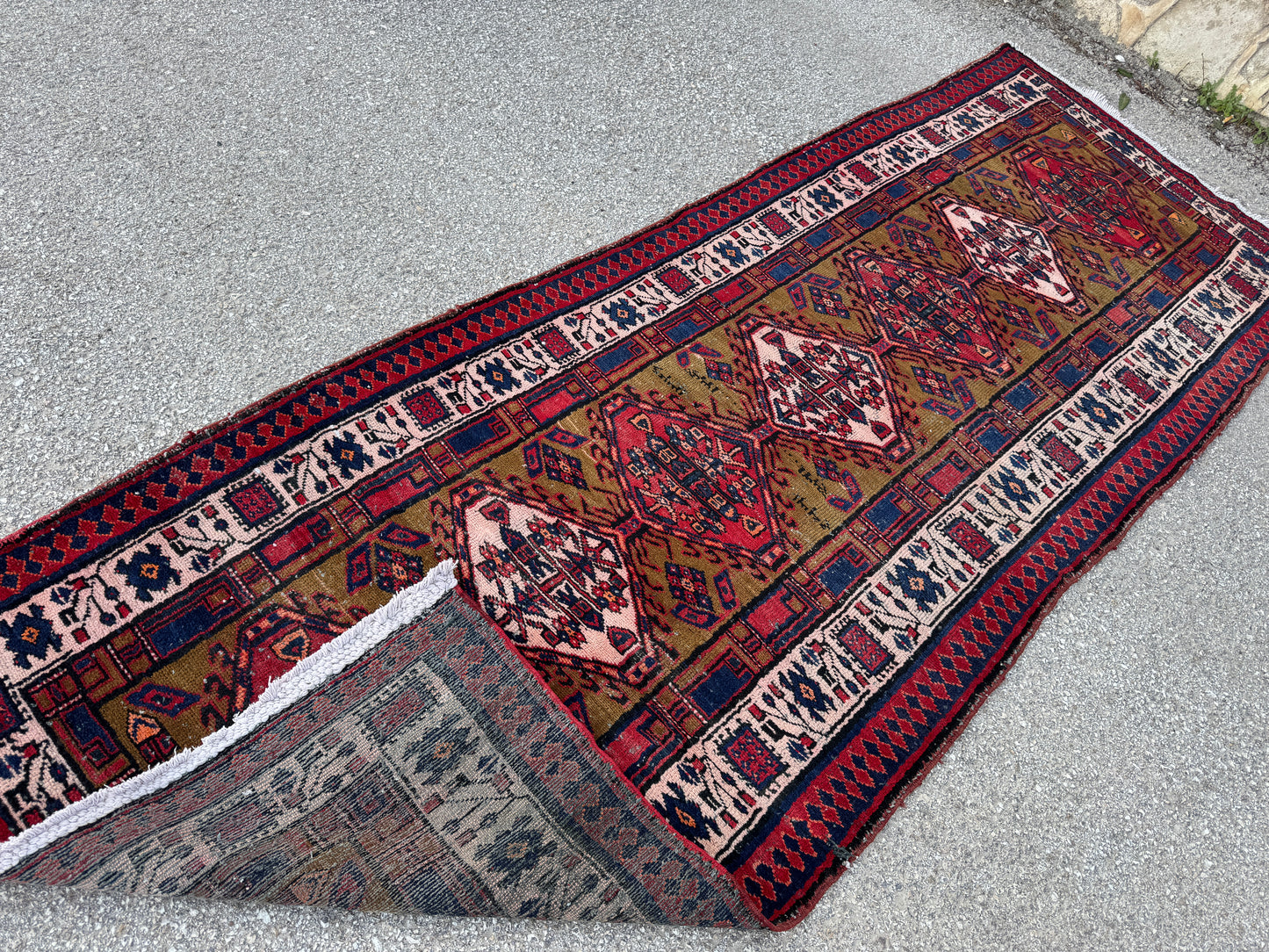 Vibrant Runner Rug 4x10- sku1881