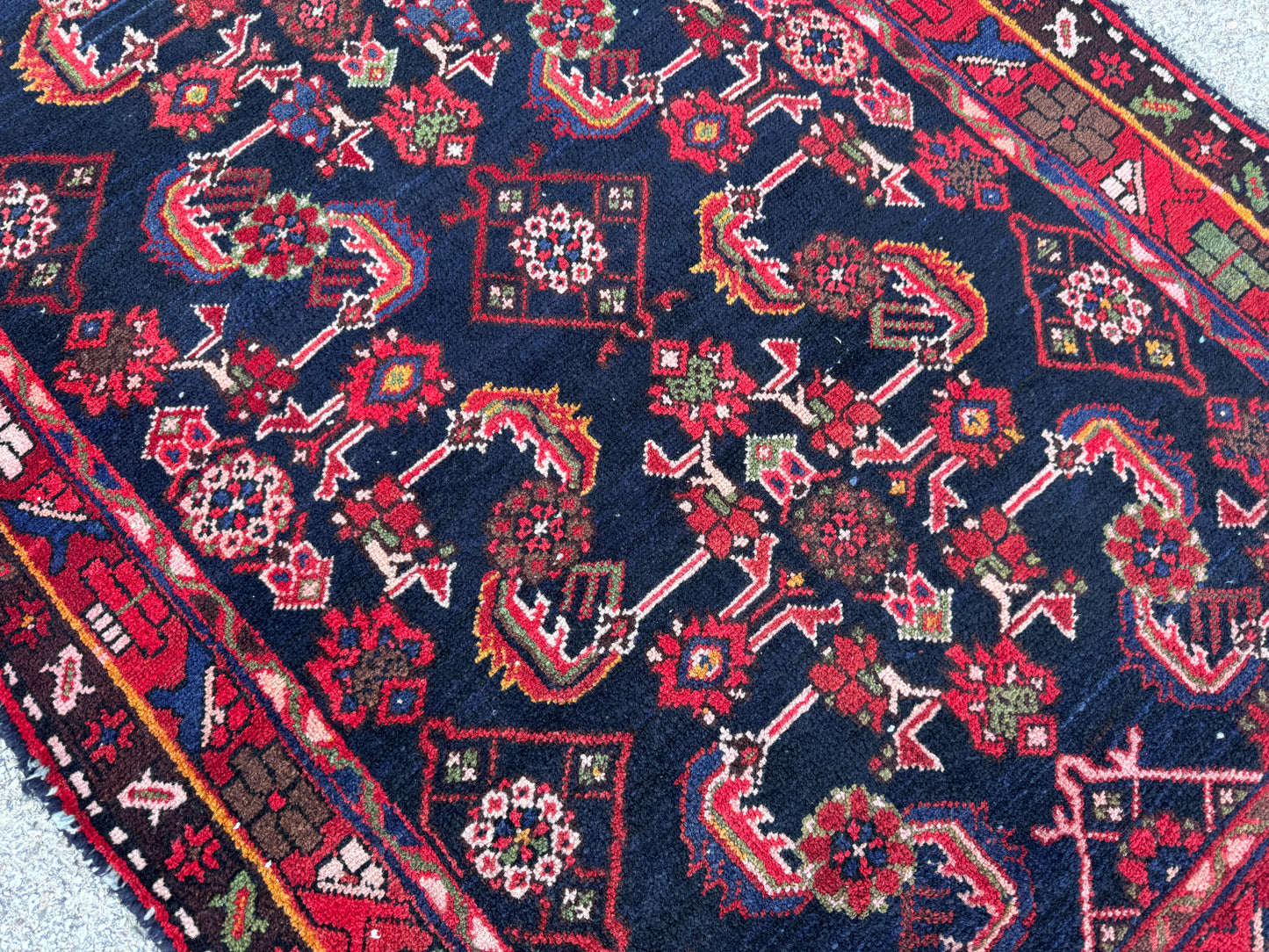 Hand Made Persian Runner Rug 3x9 - sku1864