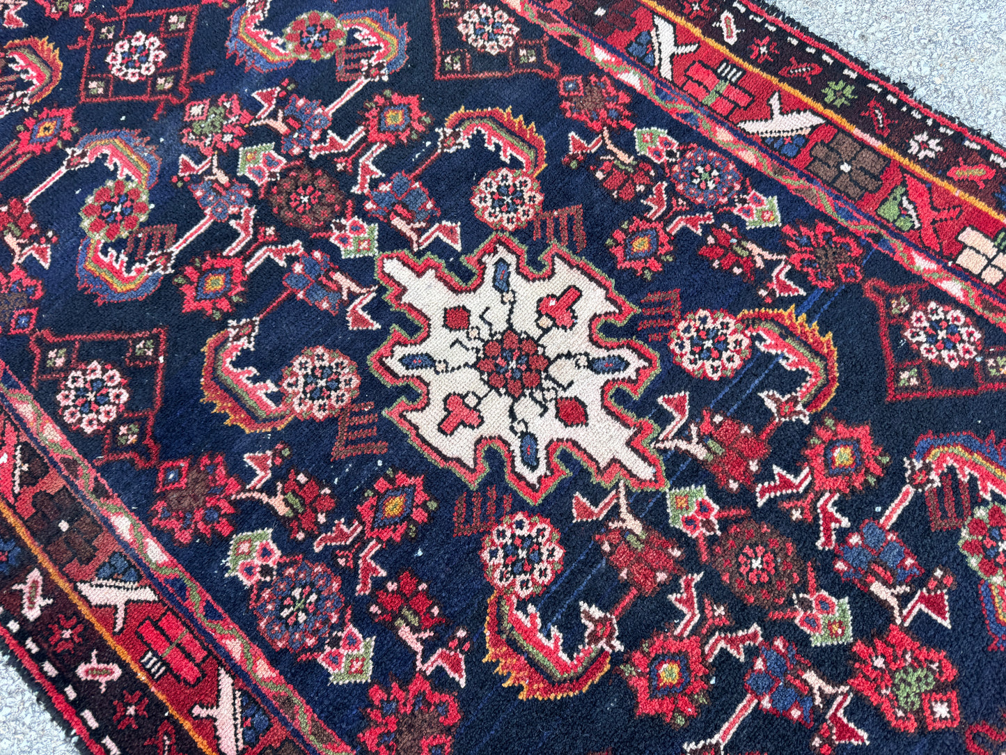 Hand Made Persian Runner Rug 3x9 - sku1864