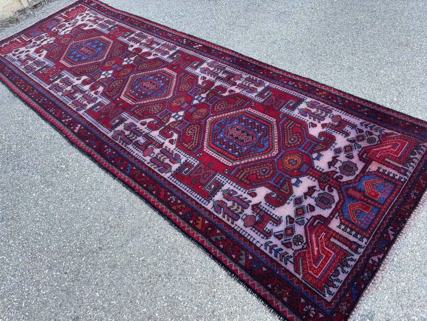 Hand Knotted Runner Rug 3x10 - sku1885