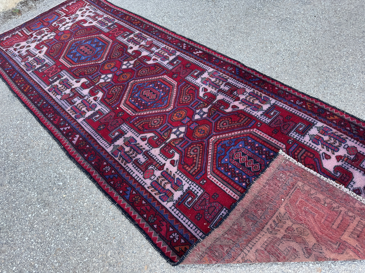 Hand Knotted Runner Rug 3x10 - sku1885
