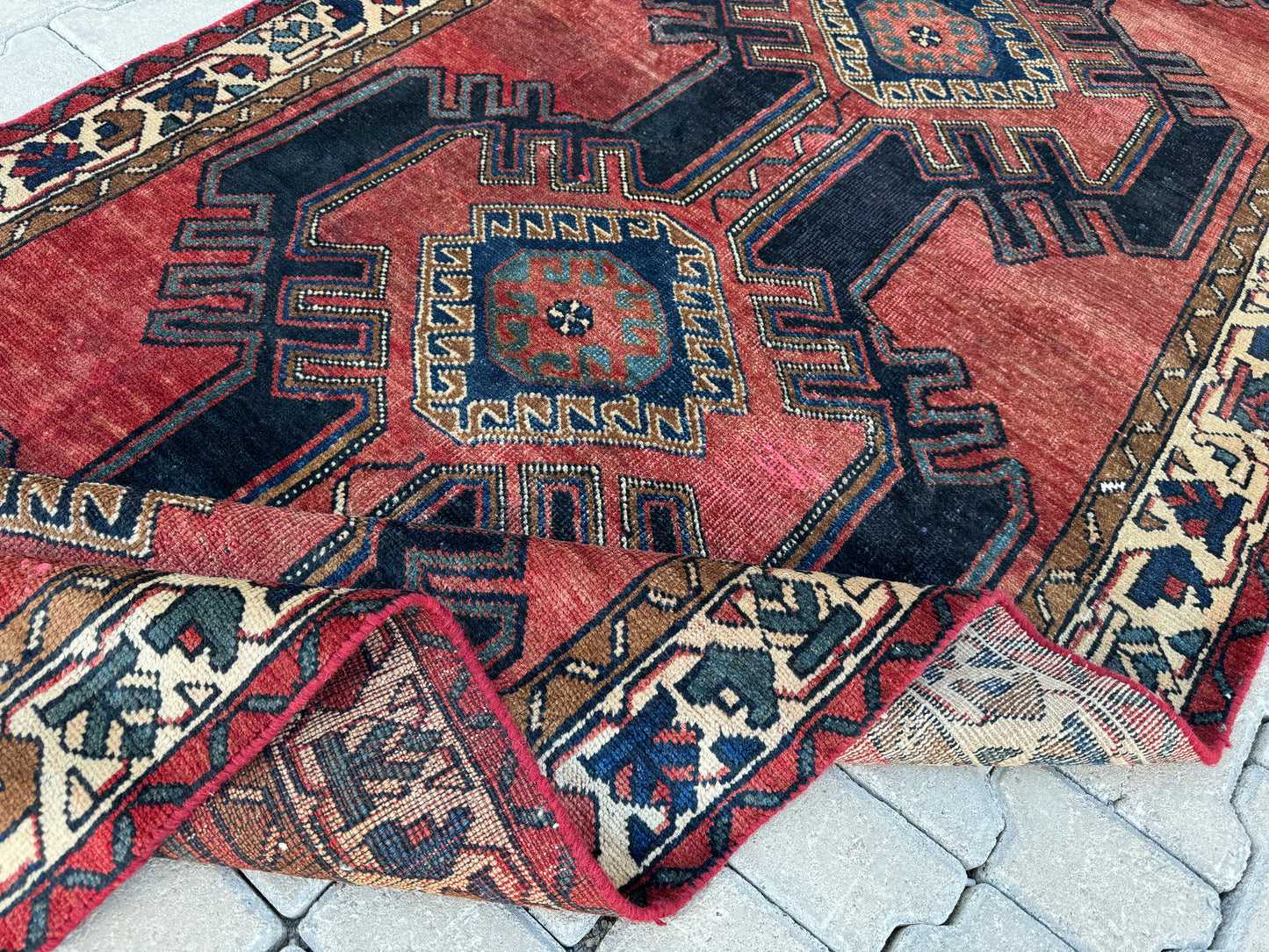 Vintage Runner Rug 4x11 ft - sku1673