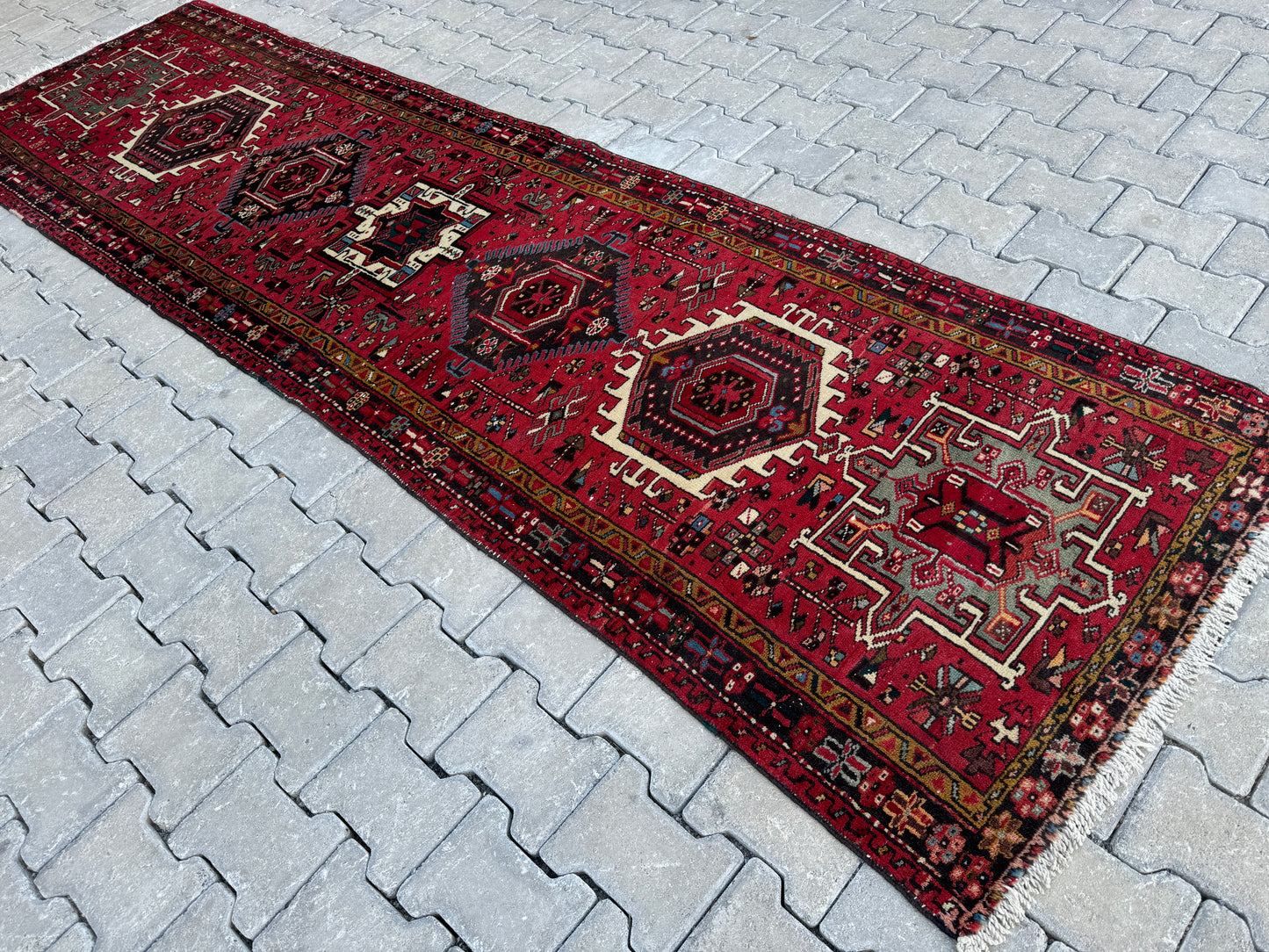 Vintage Runner Rug 3x11 ft - sku1678