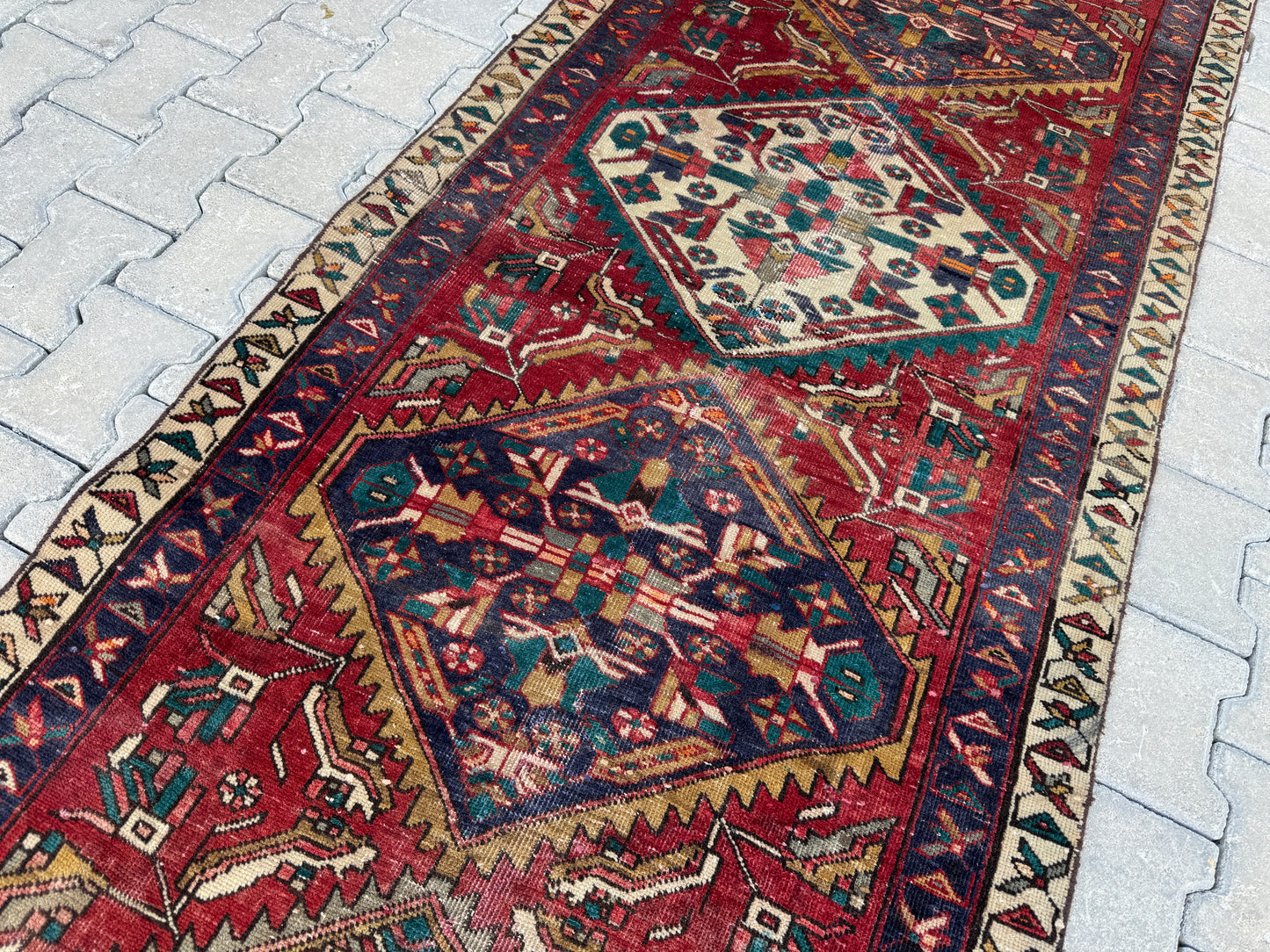 Vintage Runner Rug 3x10 ft - sku1679