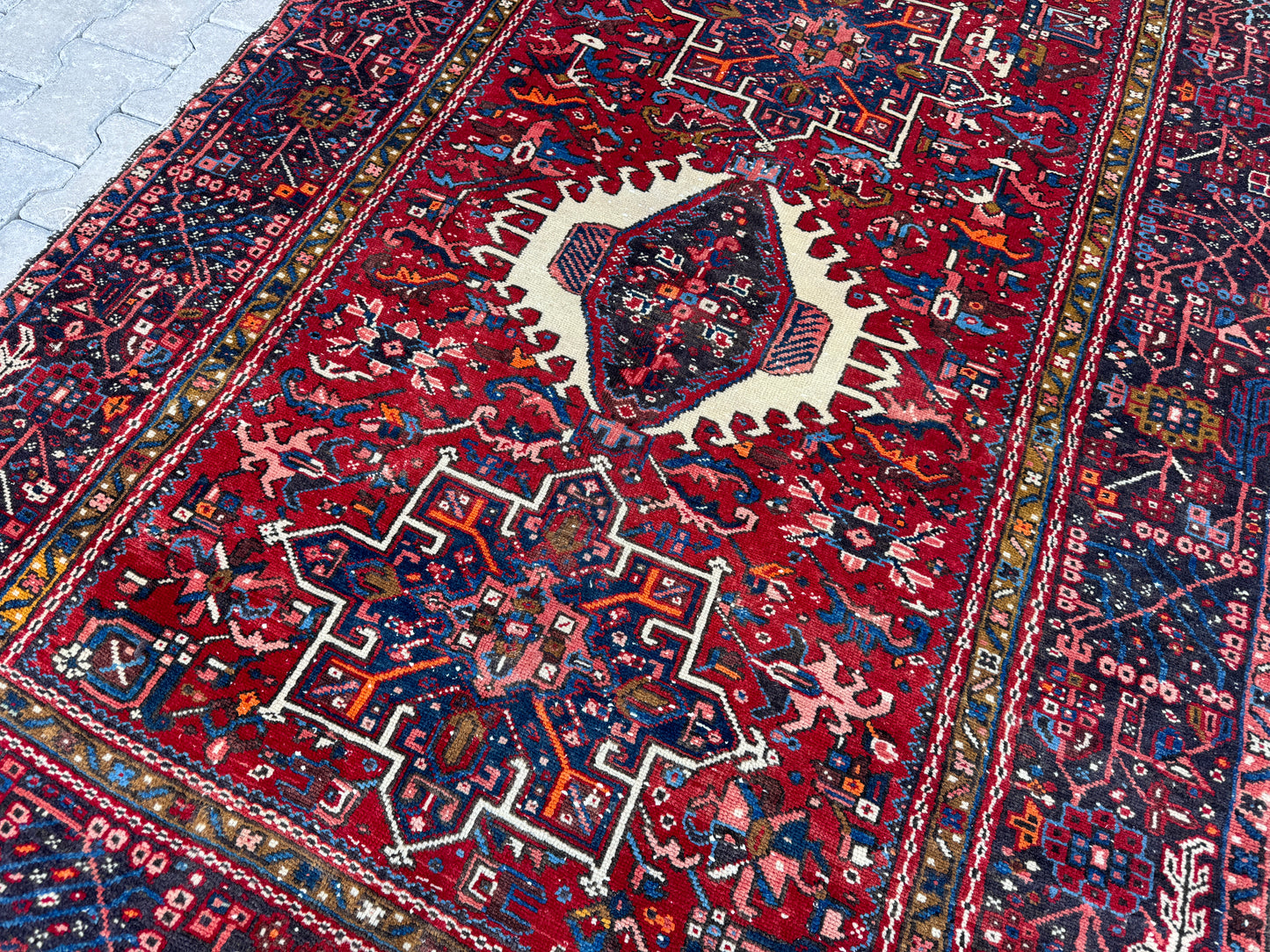 Vintage Handmade Runner Rug 5x12 ft - sku1688
