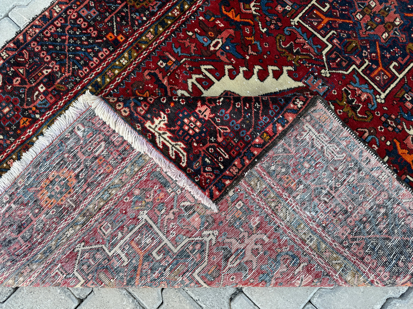 Vintage Handmade Runner Rug 5x12 ft - sku1688