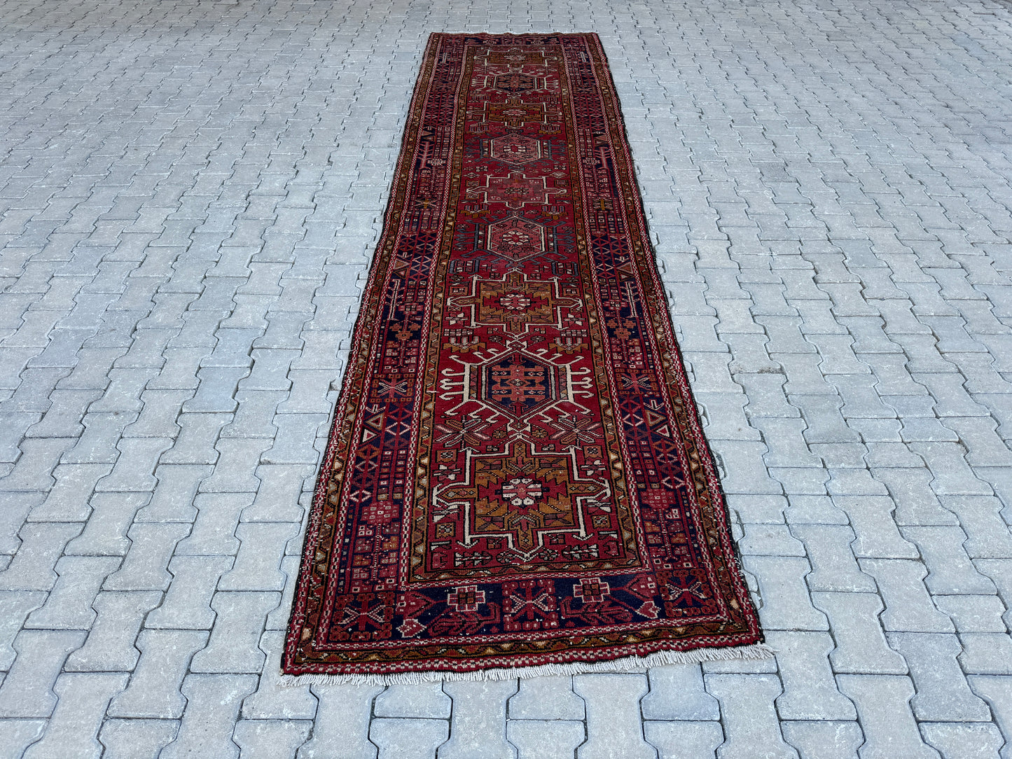 Vintage Long Runner Rug 3x14 ft - sku1692