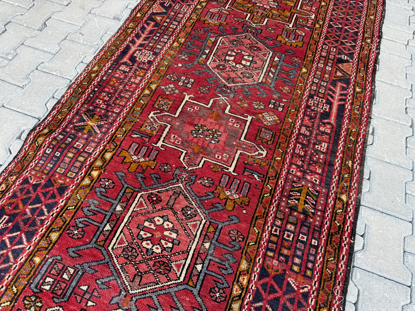 Vintage Long Runner Rug 3x14 ft - sku1692