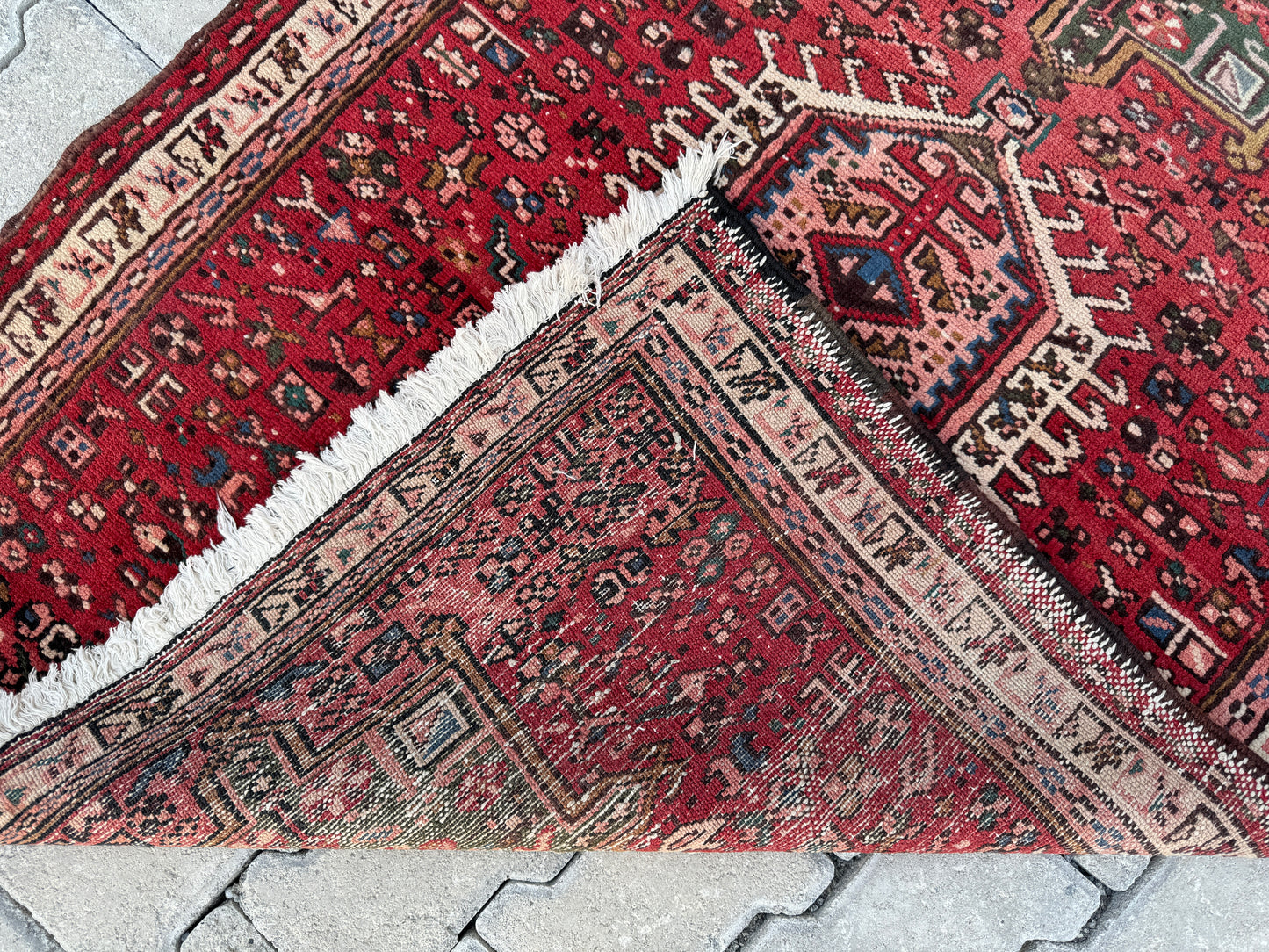 Wool Vintage Runner Rug 3x13 ft - sku1698