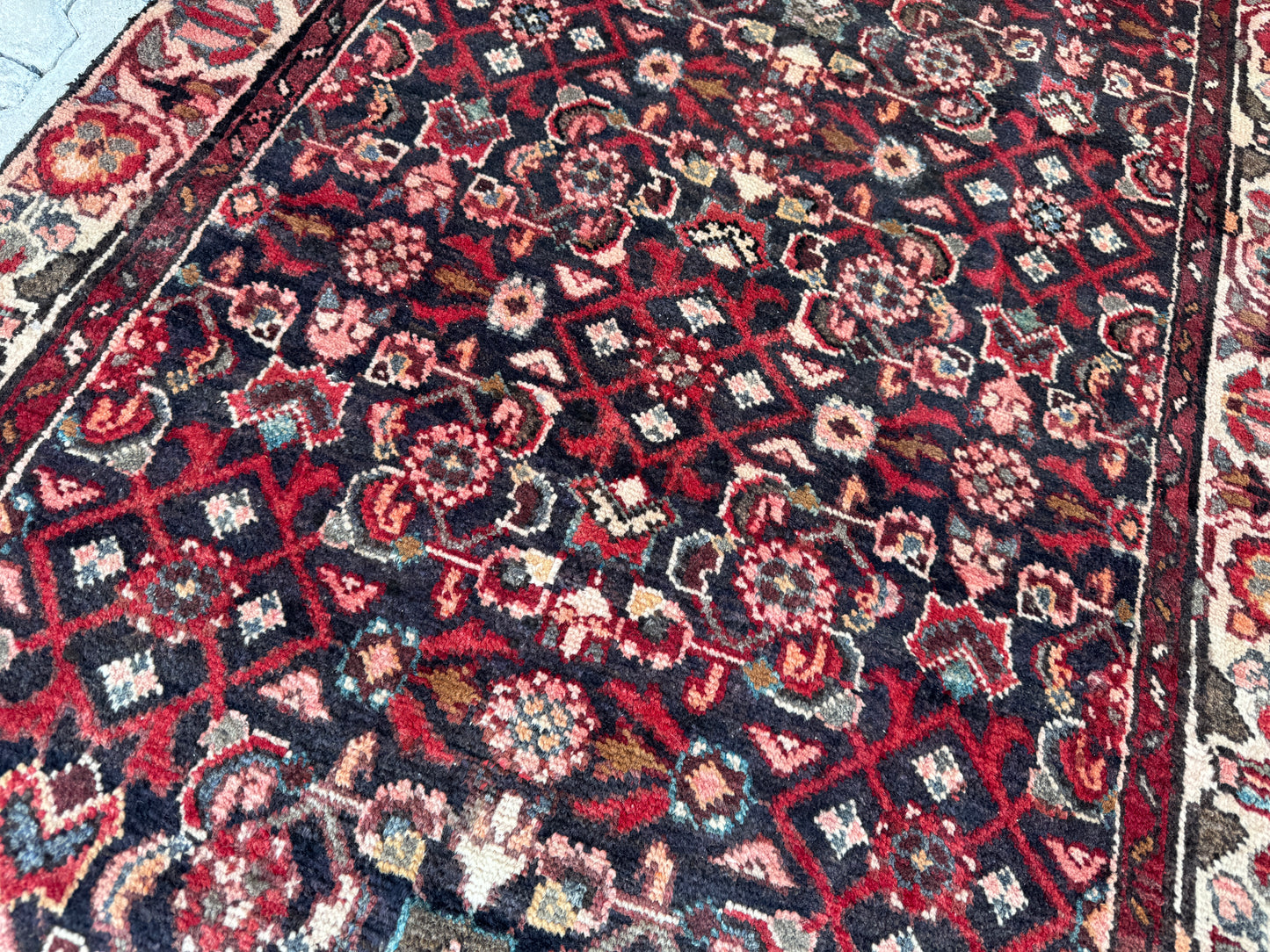 Wool Runner Rug Rustic 3x10 ft - sku1700