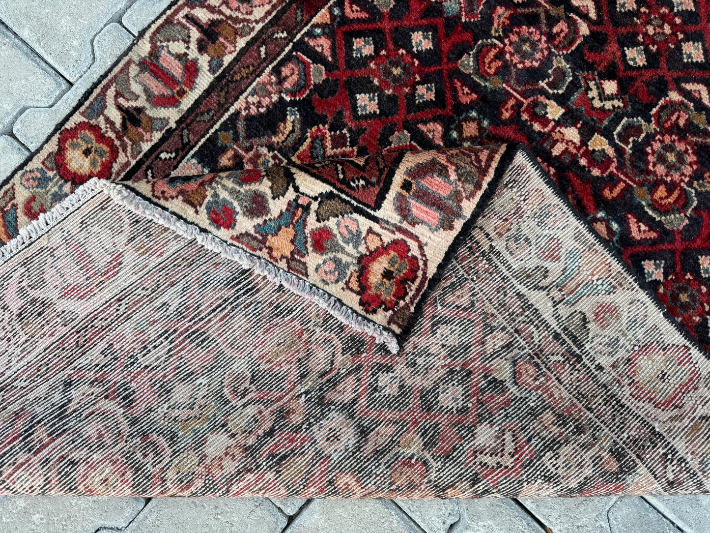 Wool Runner Rug Rustic 3x10 ft - sku1700