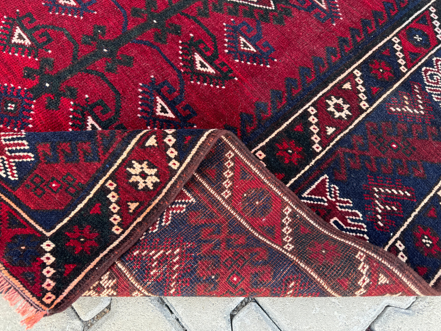 Vintage Persianan Area Rug 4x6 ft - skuf133