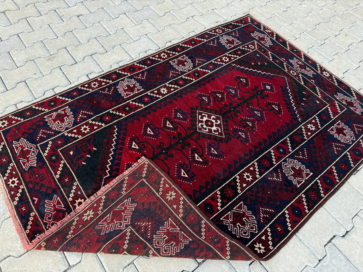 Vintage Persianan Area Rug 4x6 ft - skuf133