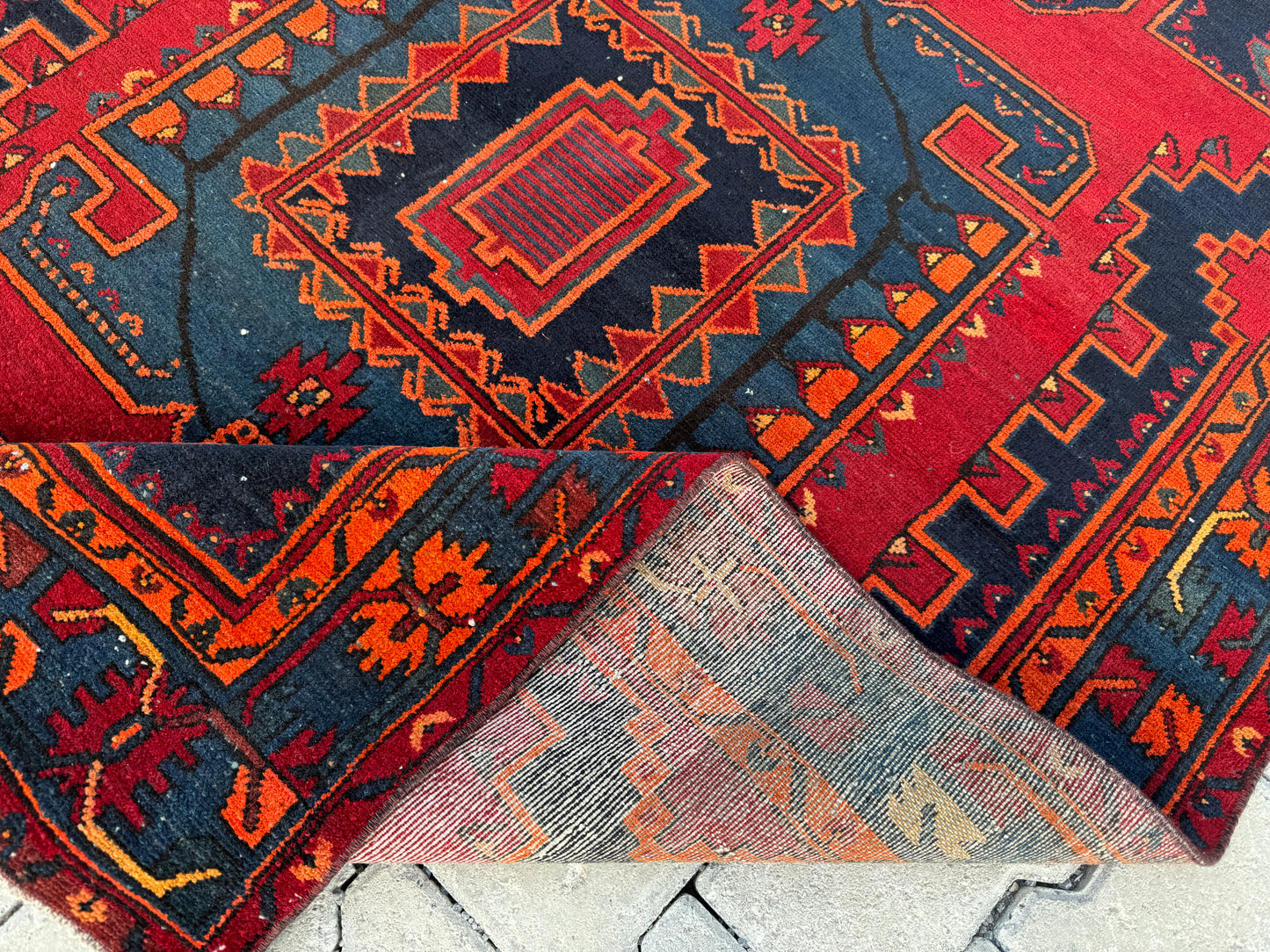 Persian Vintage Small Rug 4x6 ft - skua132