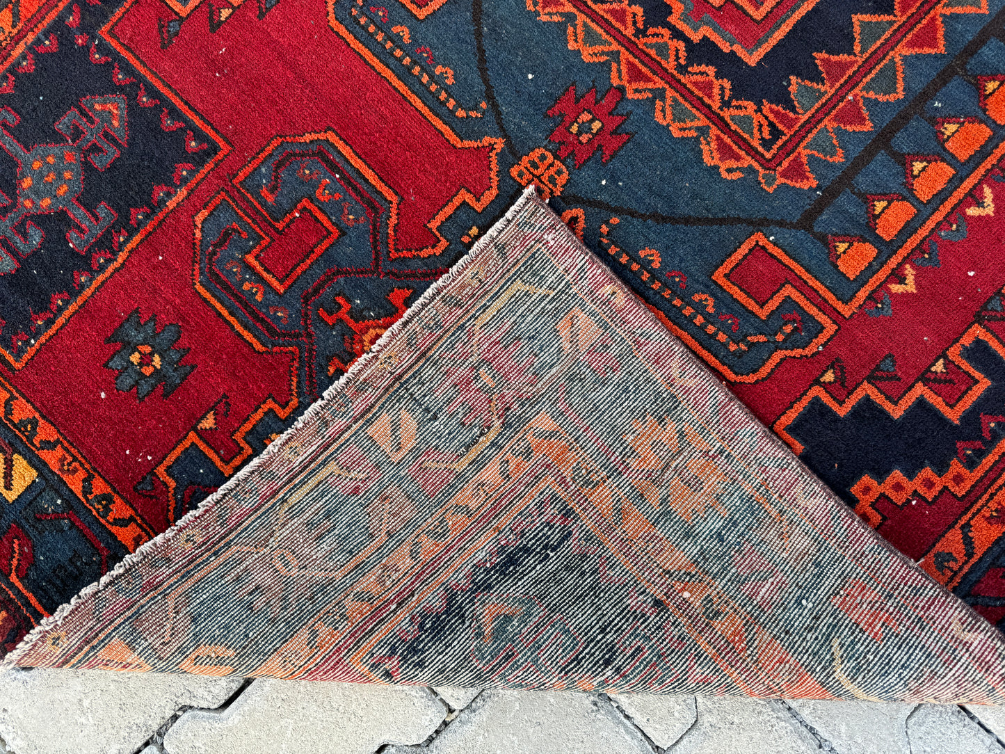 Persian Vintage Small Rug 4x6 ft - skua132