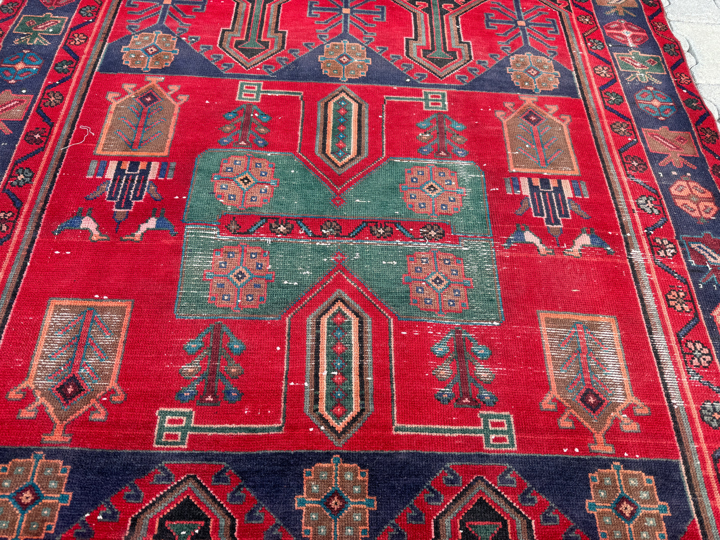 Viintage Persian Small Rug 5x9 ft - skua138
