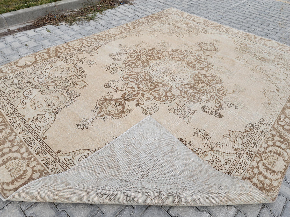 9x12 Persian Wool Rug, Hand Knotted, Oriental Rug, Living Room Decor