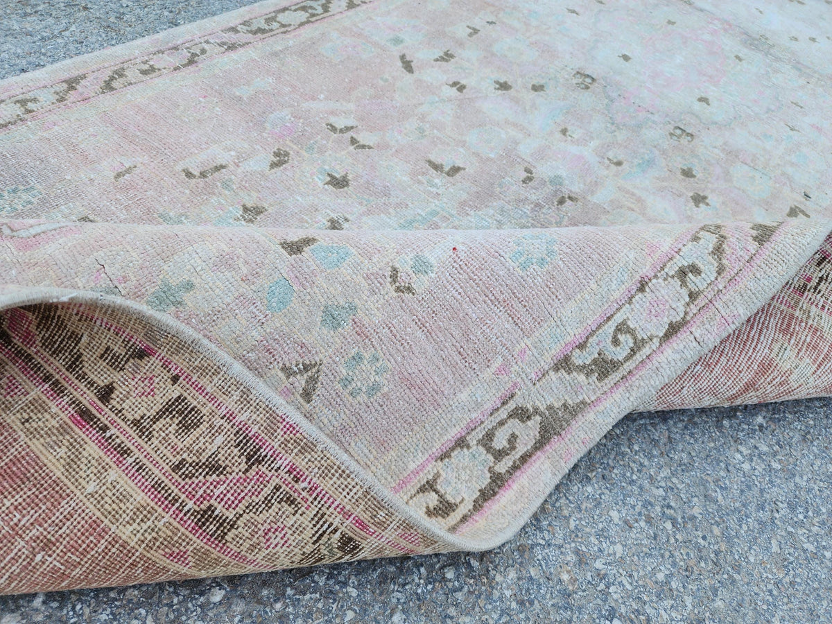 3x14 Wool Persian Runner Rug: Boho Hallway Decor