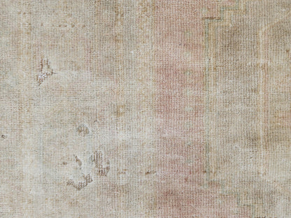 4x7 Neutral Wool Rug, Turkish Wool Anatolian Hand Made, Home Kitchen and Entryway Decor