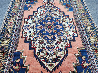 Hand Knotted Turkish Oushak Rug 6x11: Wool Area Rug