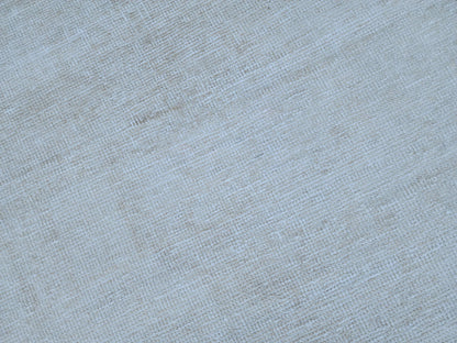 Ivory Wool Runner Rug 3x11: Hand Knotted Turkish Up Cycled Wool, Hallway Decor