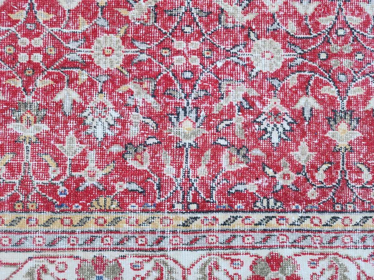 6x10 Turkish Rug, Oushak Design Hand Made, Boho Dining Room Decor