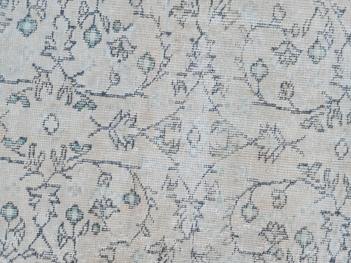 Handwoven Turkish Oushak Rug 5x9 ft: Oriental Bohemian Decor