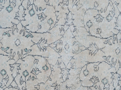 Handwoven Turkish Oushak Rug 5x9 ft: Oriental Bohemian Decor